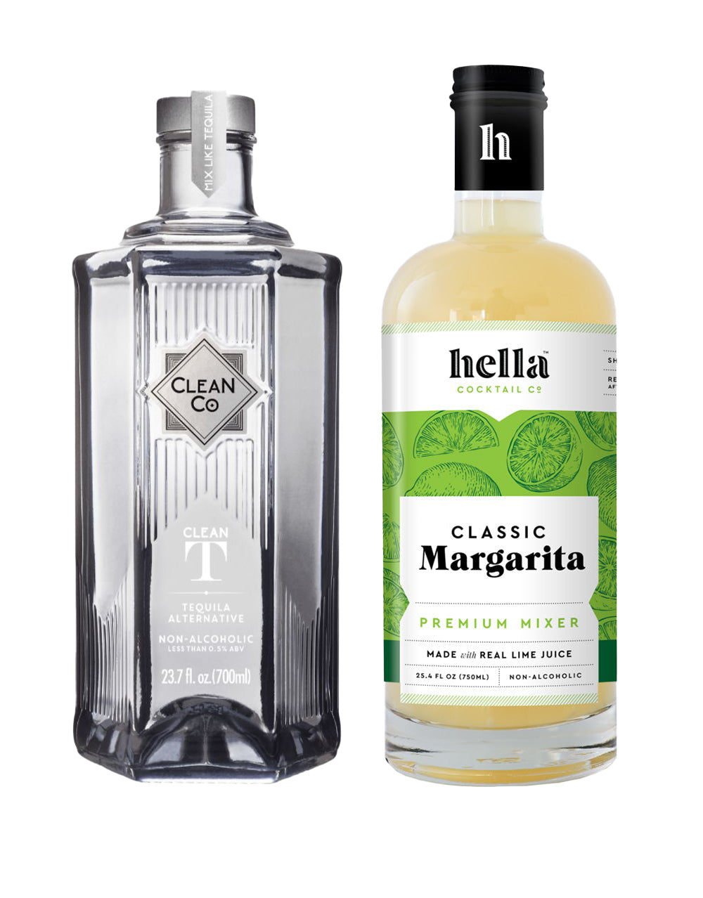 CleanCo Clean T with Hella Cocktail Margarita Cocktail Mixer
