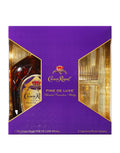 Crown Royal Fine de Luxe Blended Canadian Whisky (1.75L) with Two Signature Rocks Glasses