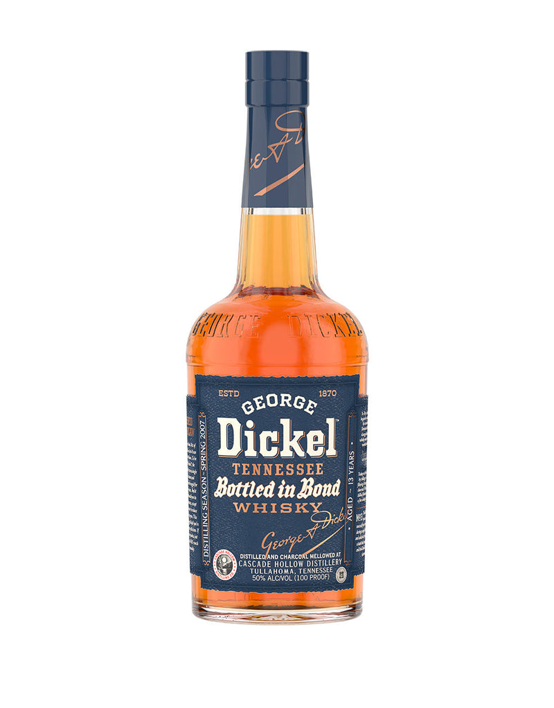 George Dickel Bottled in Bond Tennessee Whisky - Distilling Season Spring 2007
