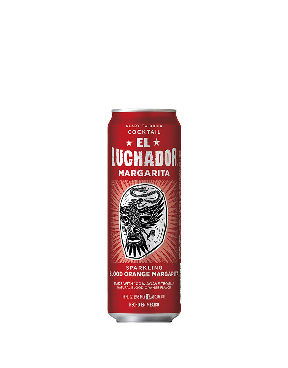 El Luchador Sparkling Blood Orange Margarita (12 pack)