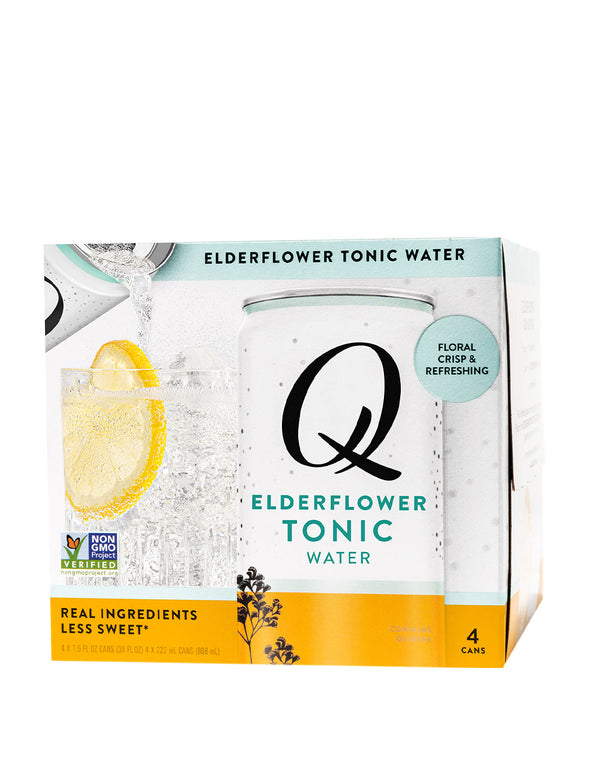 Q Elderflower Tonic 4 Pack Cans