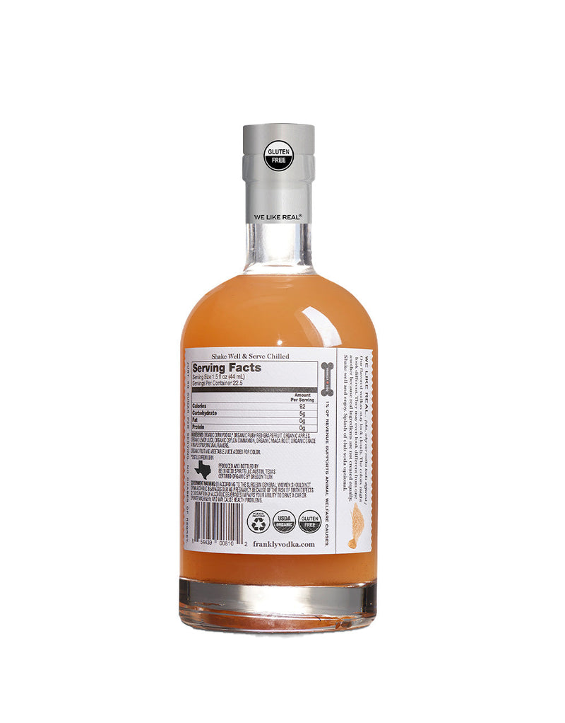 Frankly Organic Grapefruit Vodka (750ml)