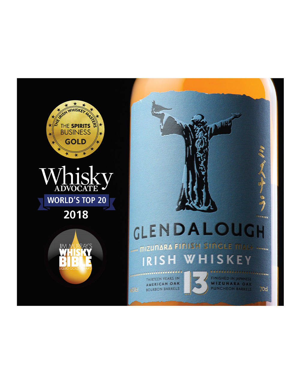 Glendalough 13 Year Single Malt Mizunara Finish