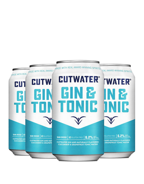 Cutwater Gin & Tonic Can (4 Pack)