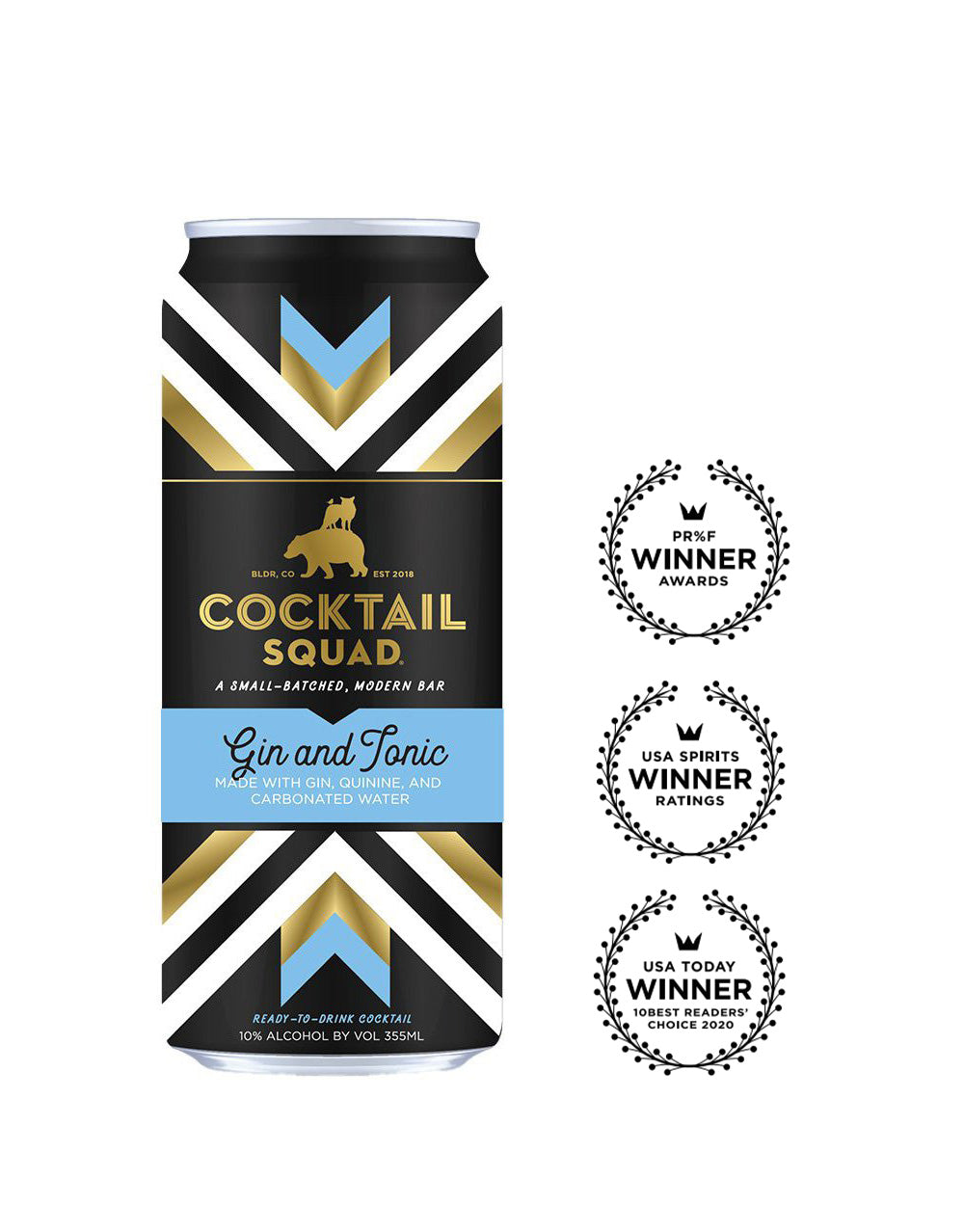 Cocktail Squad Gin and Tonic (4 Pack)
