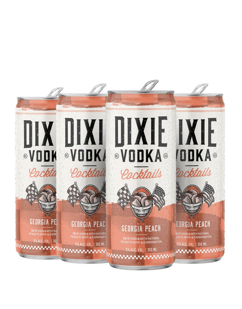 Dixie Vodka Cocktails Georgia Peach (12 Pack)