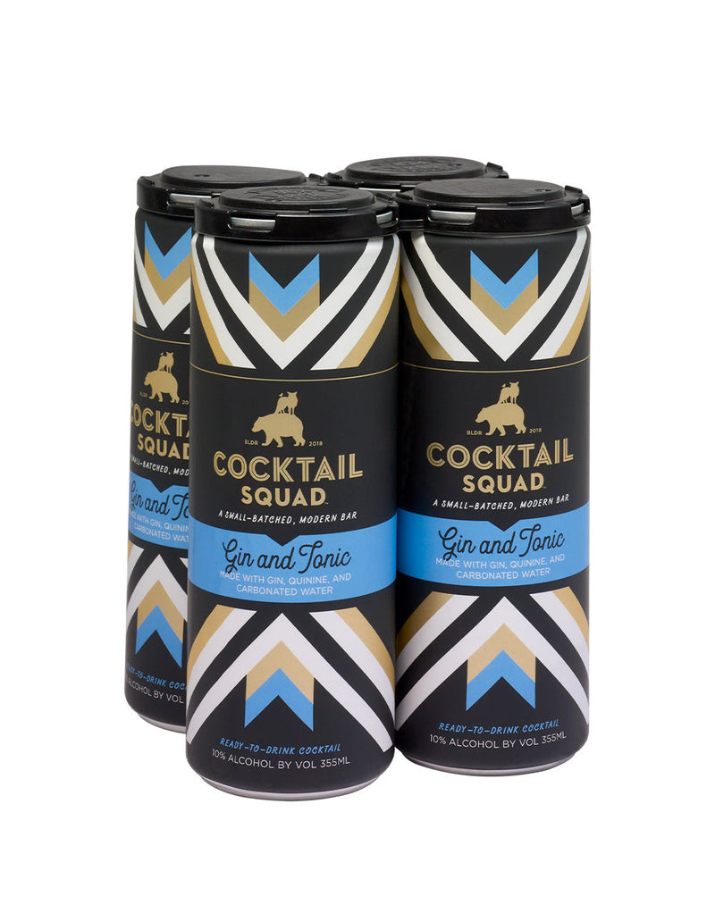 Cocktail Squad Gin and Tonic (4 Pack)