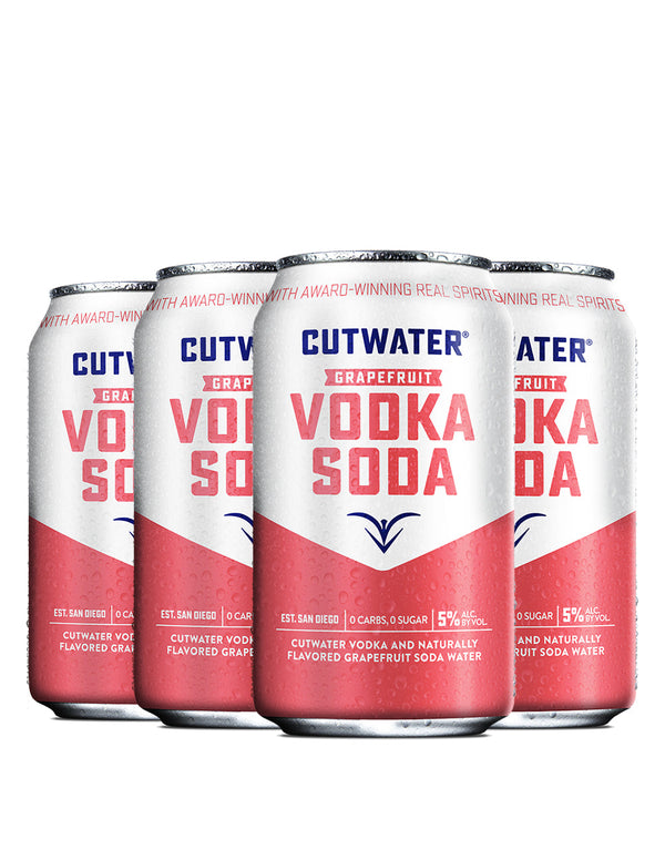 Cutwater Grapefruit Vodka Soda Can (4 pack)