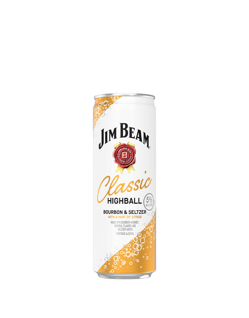 Jim Beam Classic Highball Bourbon Seltzer (4 Pack)