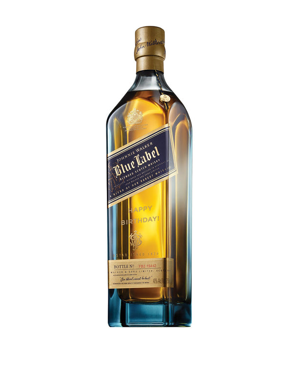 Johnnie Walker Blue Label® - 'Happy Birthday!' Engraved Bottle