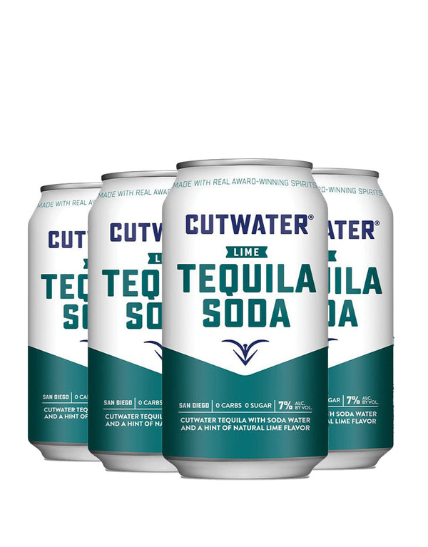 Cutwater Lime Tequila Soda Can (4 pack)