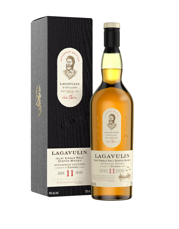 Lagavulin 11 Year Old Islay Single Malt Scotch Whisky Offerman Edition Finished in Guinness Casks