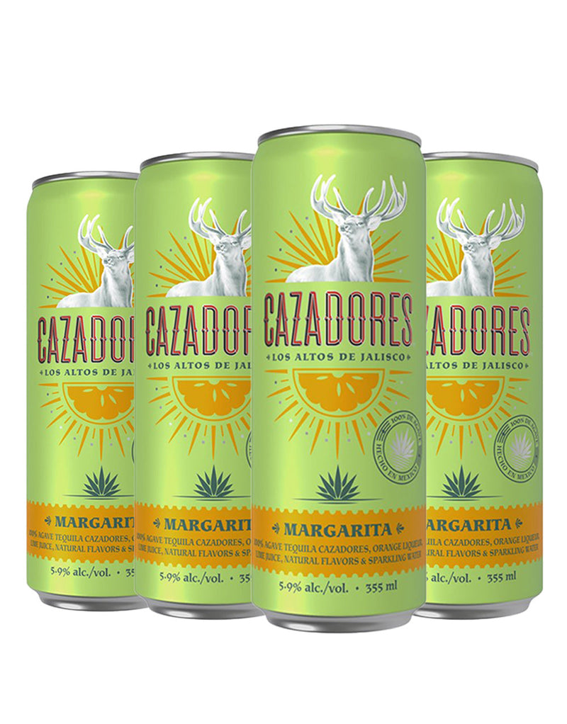 Tequila Cazadores Ready-To-Drink Margarita (4 Pack)