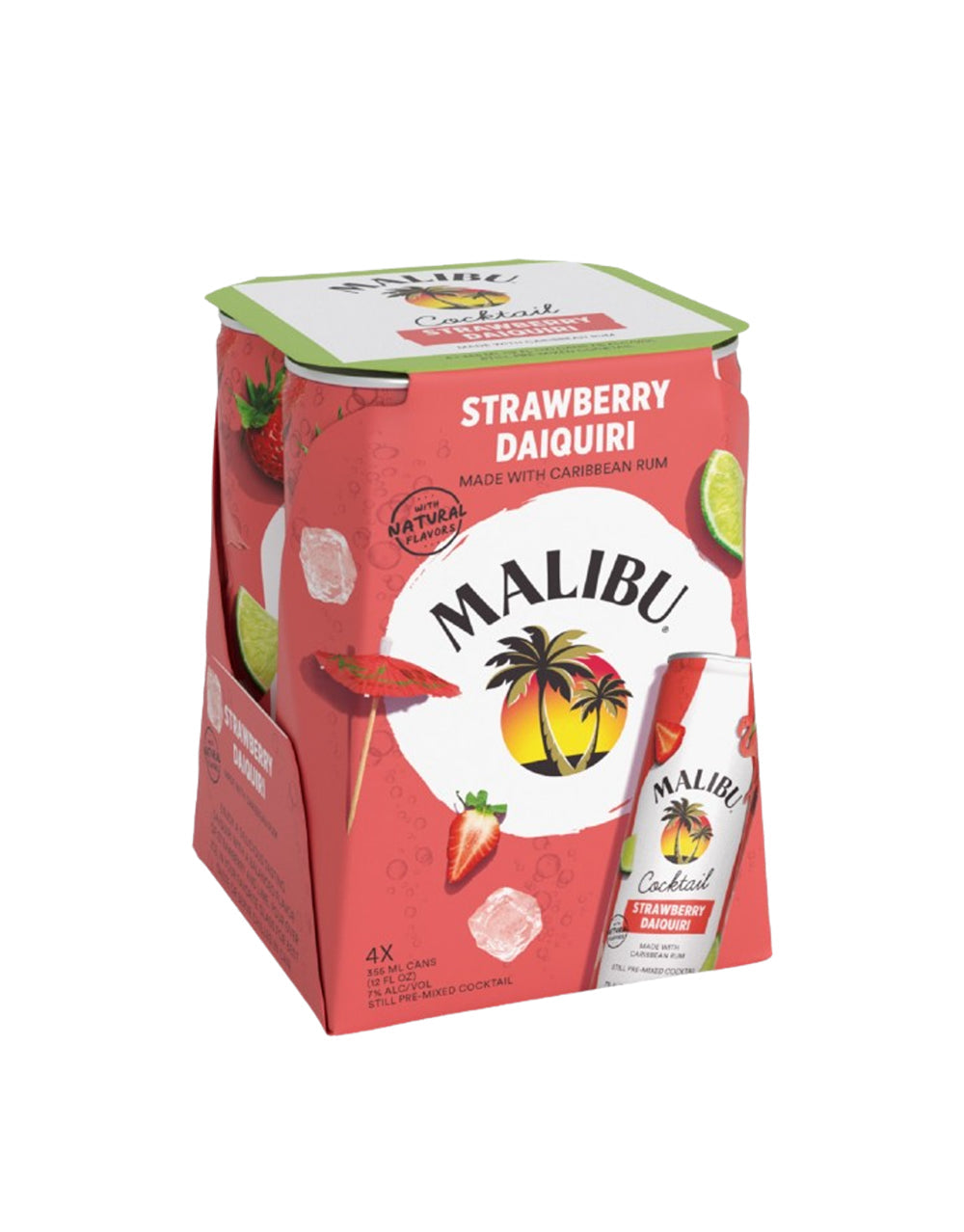 Malibu Strawberry Daiquiri Cocktails (4 pack)