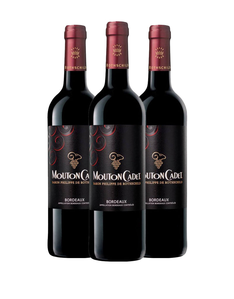 Mouton Cadet Rouge (3 bottles)