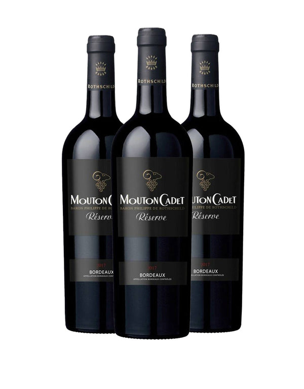 Mouton Cadet Reserve Rouge (3 bottles)