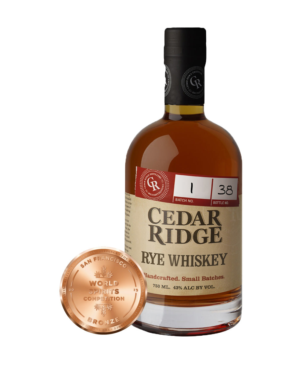 Cedar Ridge Rye Whiskey