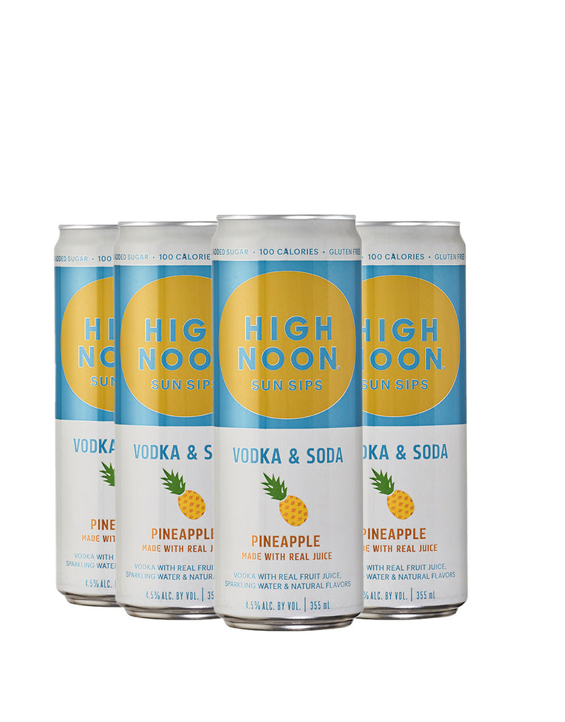 High Noon Pineapple Hard Seltzer (4 Pack)