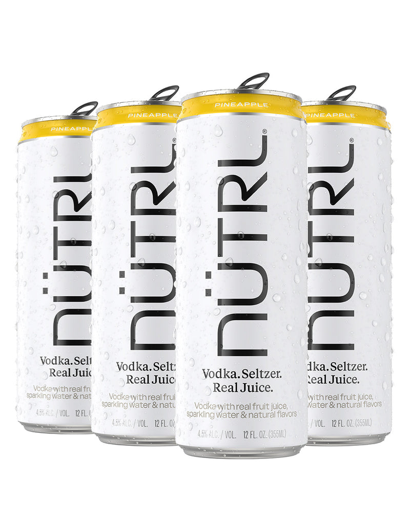 NUTRL Pineapple Vodka Seltzer (4 Pack)