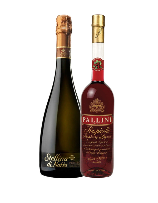 Pallini Raspicello with Stellina Di Notte Prosecco