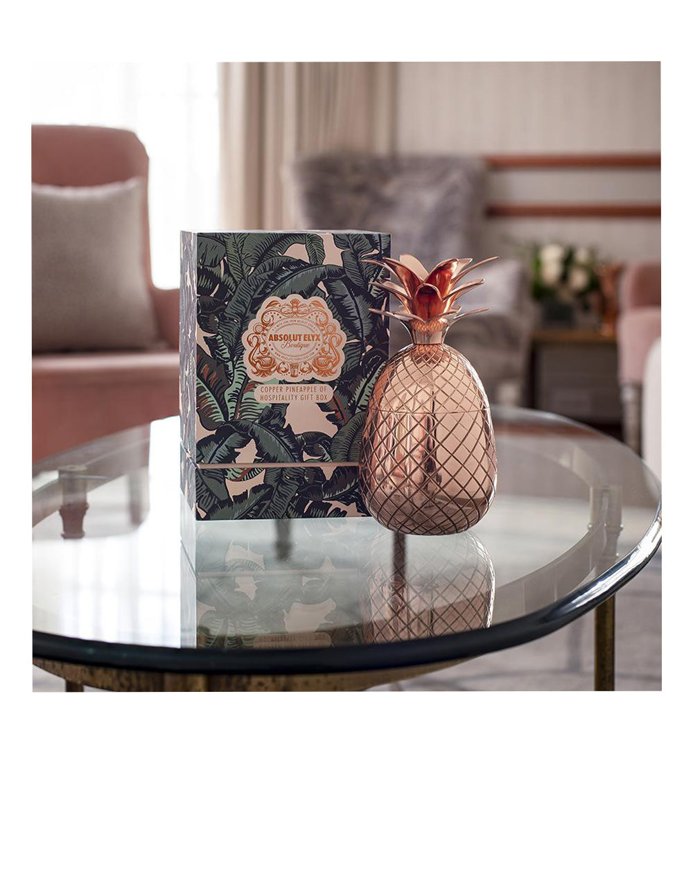 Elyx Copper Pineapple Gift Box
