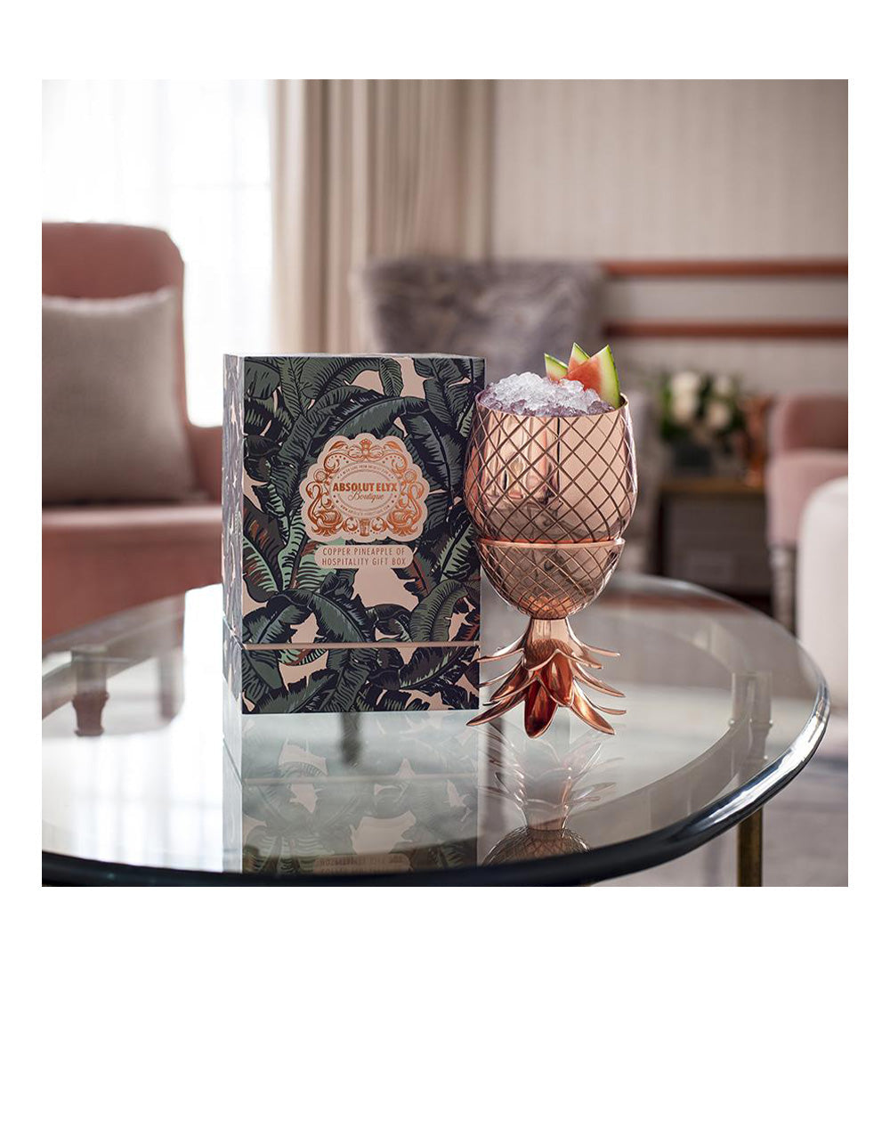 Elyx Copper Pineapple Gift Box