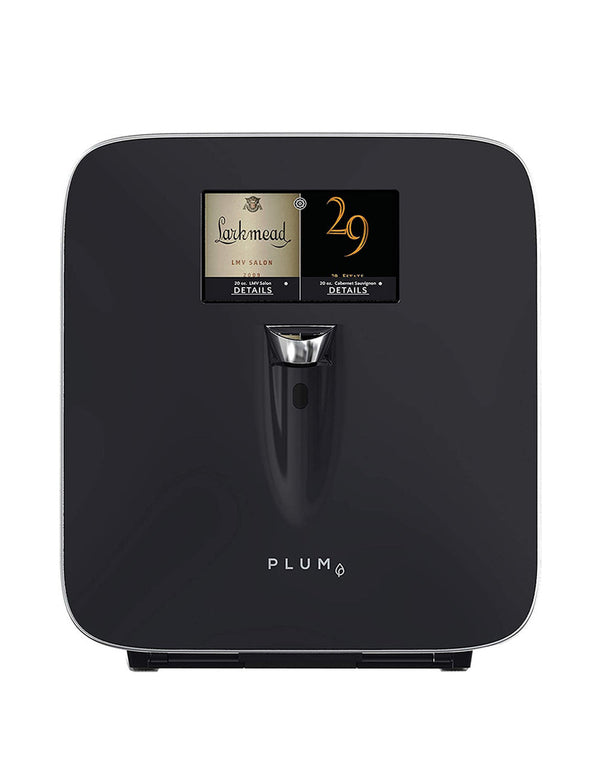 Plum Countertop Wine Dispenser and Preservation System with Virtual Sommelier & Wine Recognition