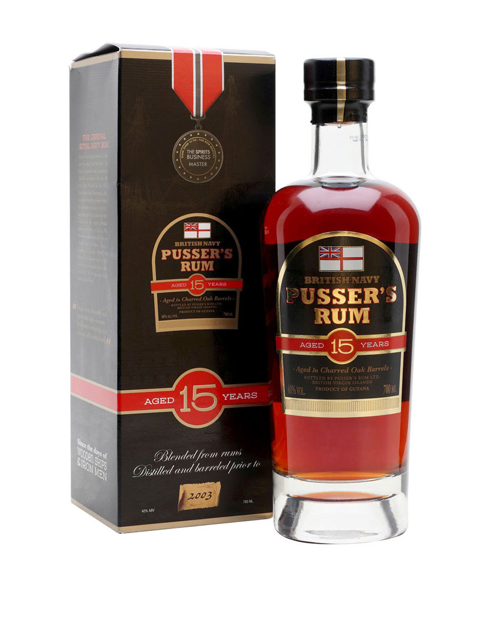 Pusser's True Aged 15 Year Old Rum