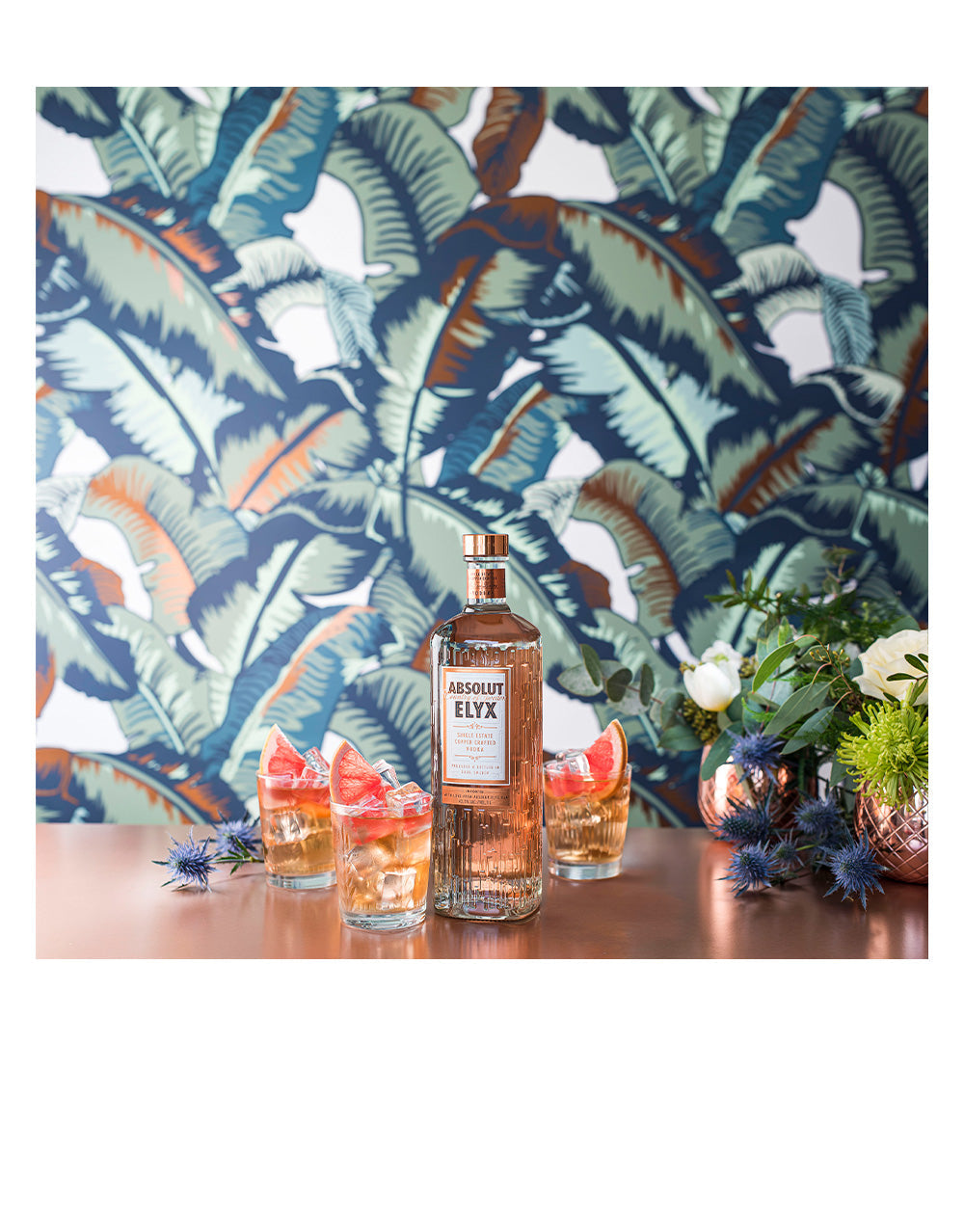 Absolut Elyx - Single Estate Handcrafted Vodka (750ml) with Elyx Martini Gift Set
