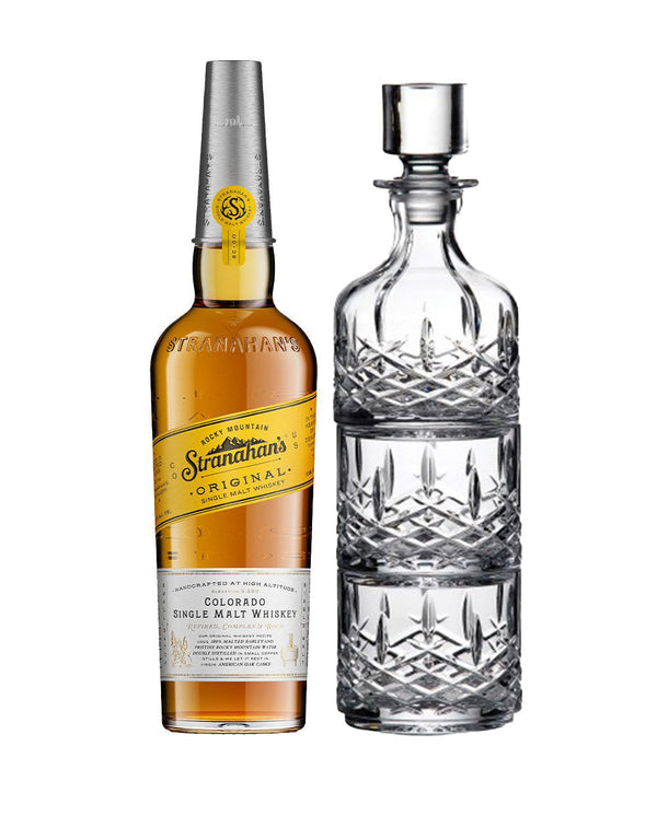 Stranahan's® Colorado Whiskey with Markham by Waterford Stacking Decanter & Tumbler Set of 2