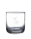 INDOGGO® Gin by Snoop Dogg branded glasses with Snoop Dogg's engraved signature (set of 2)