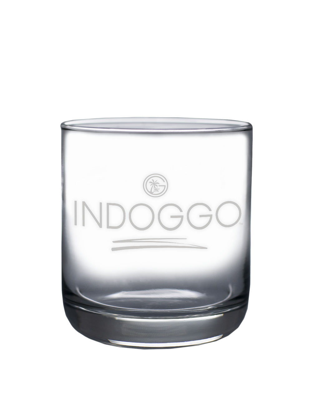 INDOGGO® Gin by Snoop Dogg branded glasses with Snoop Dogg's engraved signature (set of 2)