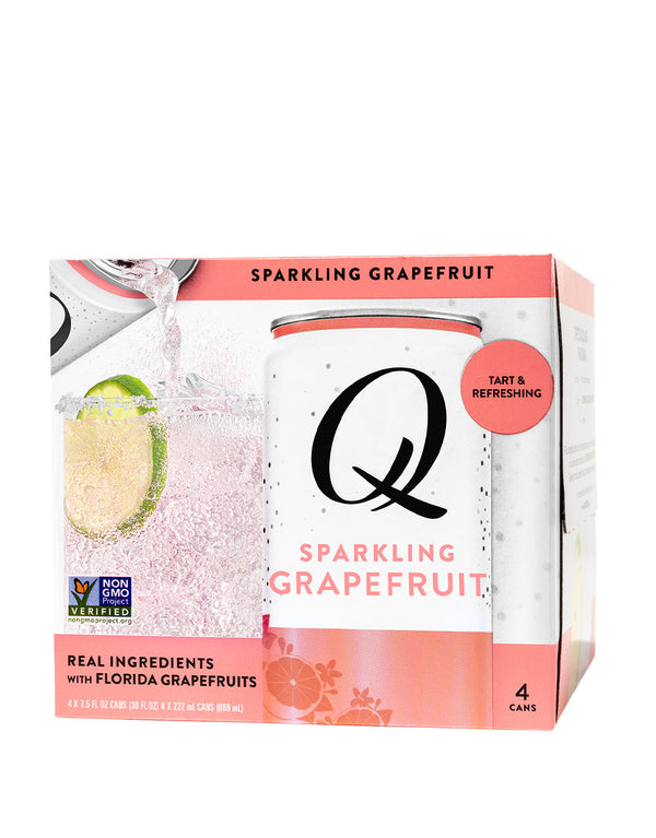 Q Grapefruit 4 Pack Cans