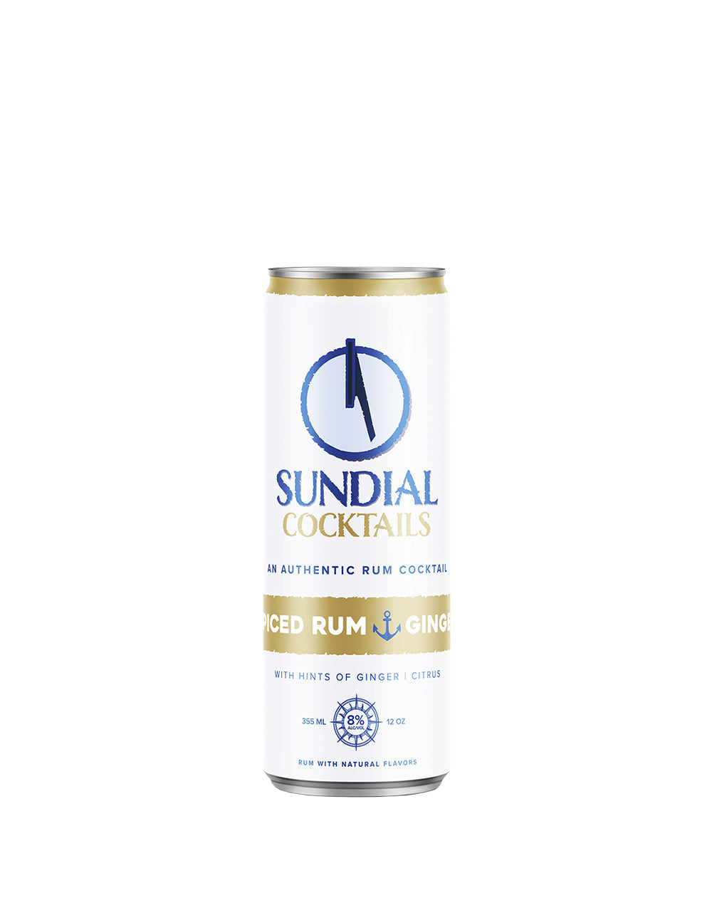 Sundial Cocktails Spiced Rum & Ginger (24 Pack)