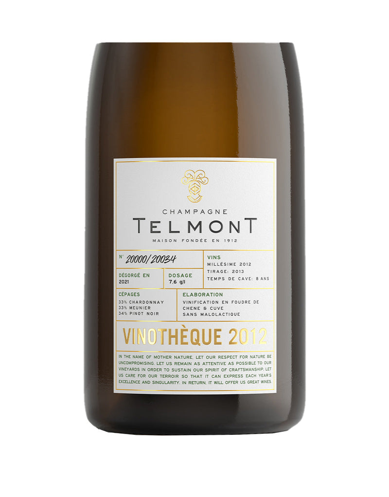 TELMONT VINOTHÈQUE 2012