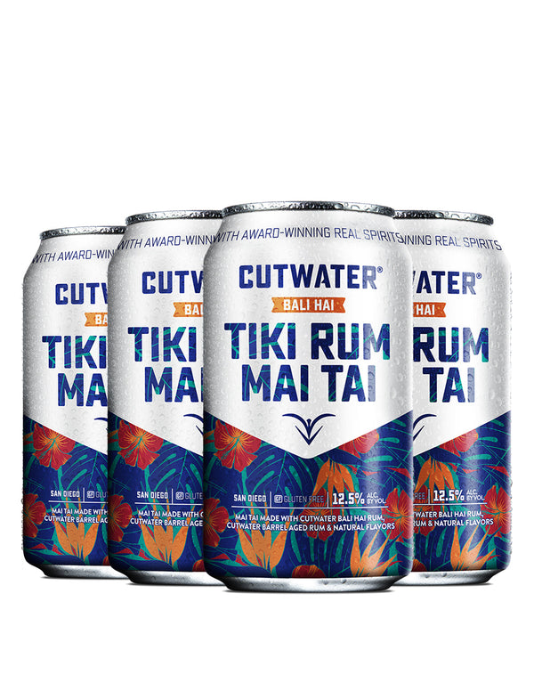 Cutwater Tiki Rum Mai Tai Can (4 pack)