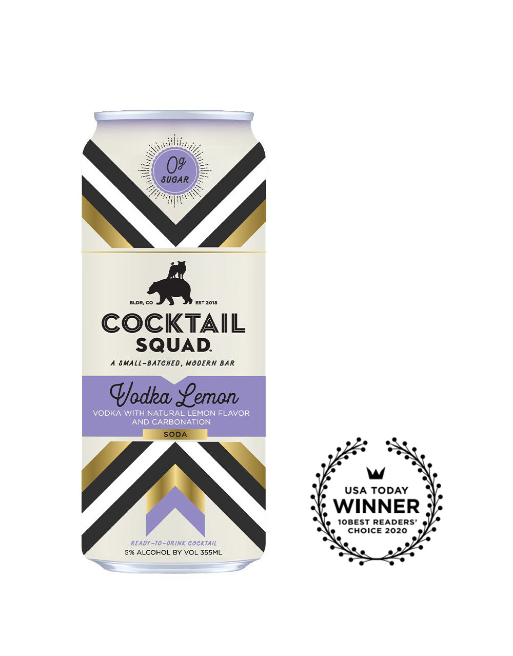 Cocktail Squad Vodka Lemon Soda (4 Pack)