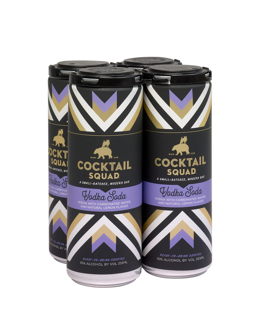 Cocktail Squad Vodka Soda (4 Pack)