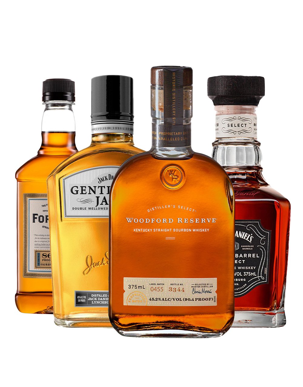 WHISKEY WORTH KNOWING: PREMIUM SPIRITS (375ml) with Rolf Glass Diamond Glencairn (set of 2)