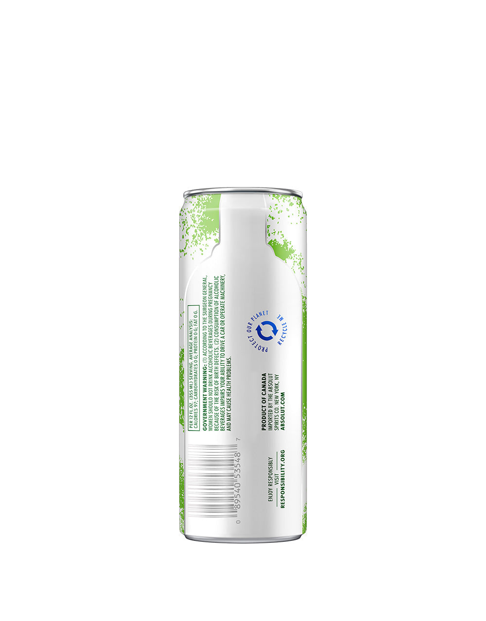 Absolut Vodka Soda Lime & Cucumber (24 pack)