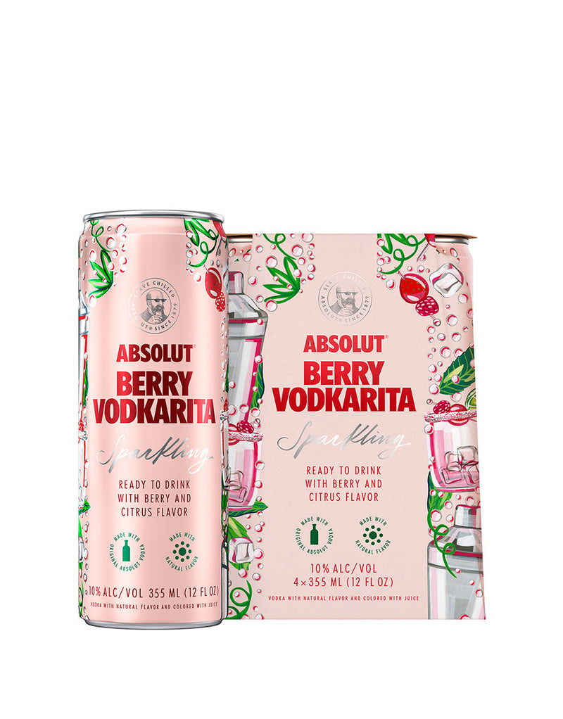 Absolut Berry Vodkarita (4 pack)