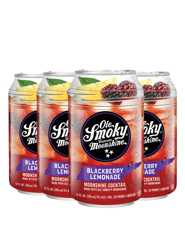 Ole Smoky® Blackberry Lemonade Canned Cocktail (4 Pack)