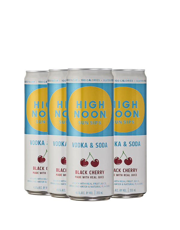 High Noon Black Cherry Hard Seltzer (4 Pack)