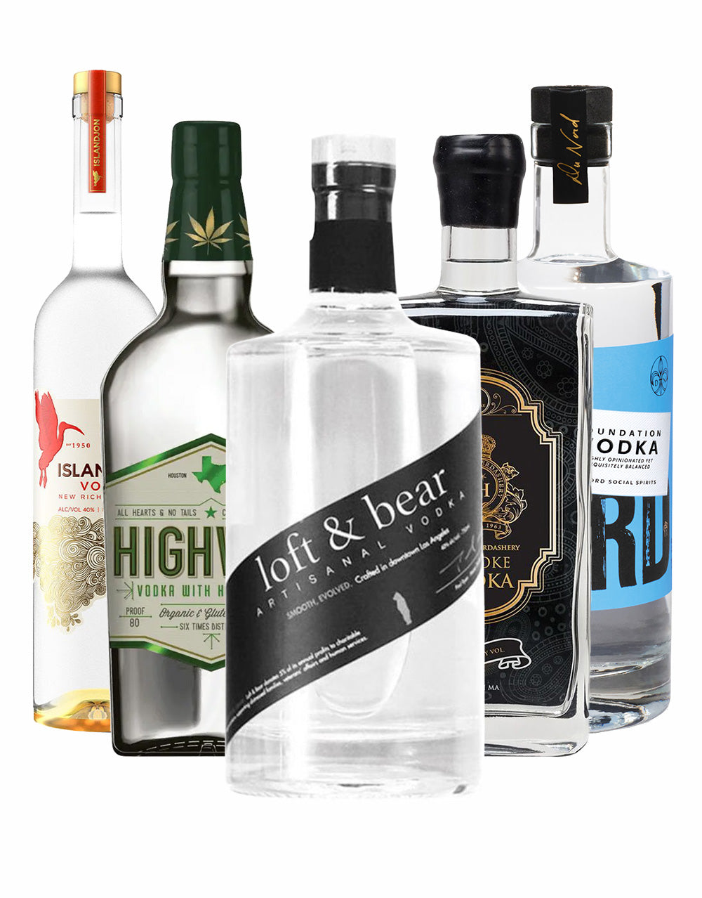 Black-Owned Vodka Discovery Collection (5 Bottles)