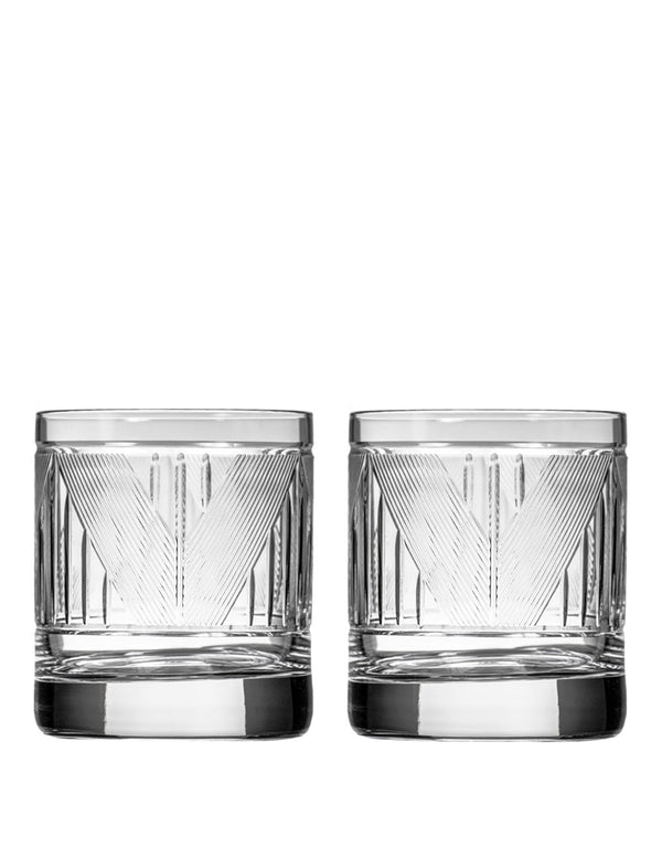 Rolf Glass Bleecker Street On The Rocks (Set of 2)