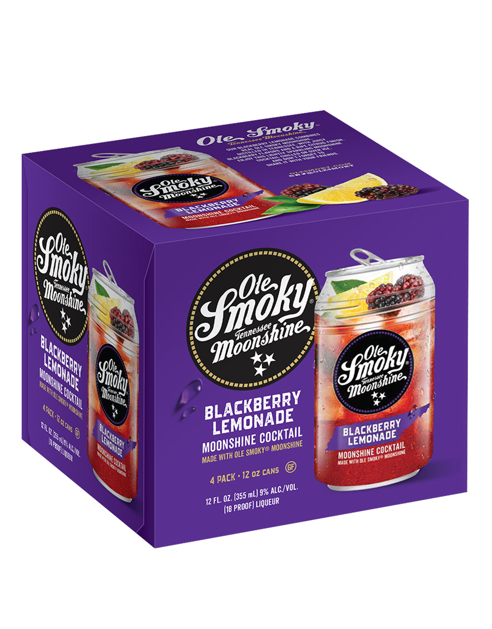Ole Smoky® Blackberry Lemonade Canned Cocktail (4 Pack)