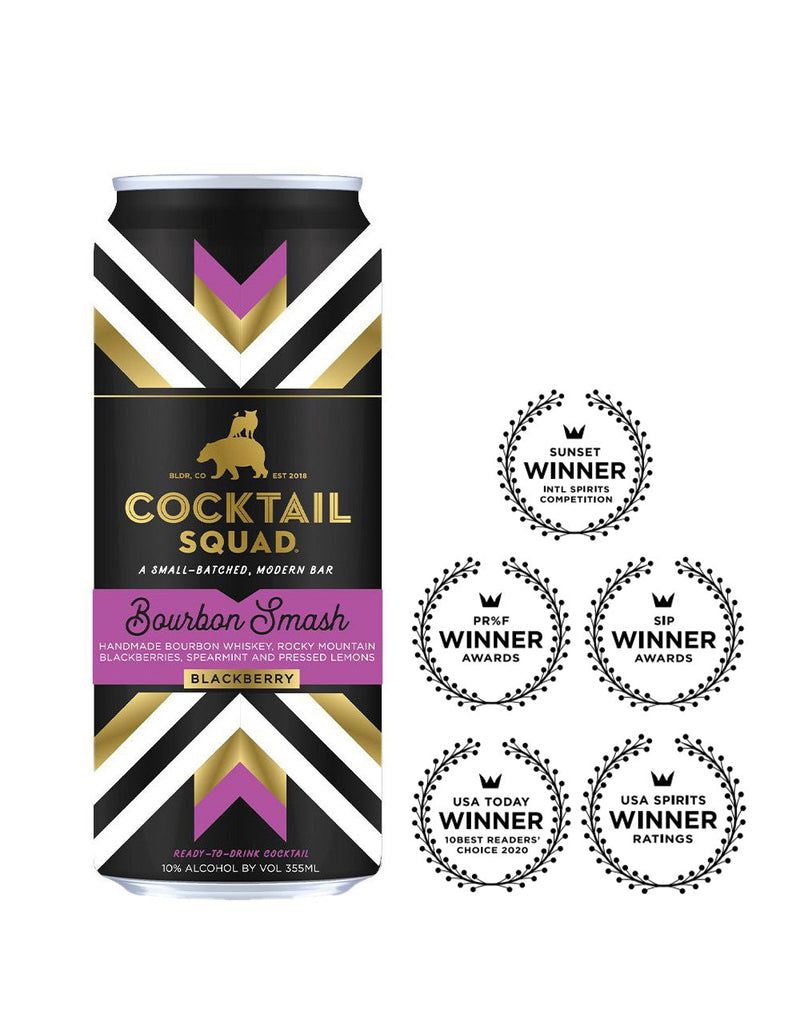 Cocktail Squad Bourbon Smash (4 Pack)