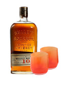 Bulleit 10 Year Old with Mazama Bulleit Bourbon Glasses (Set of 2)