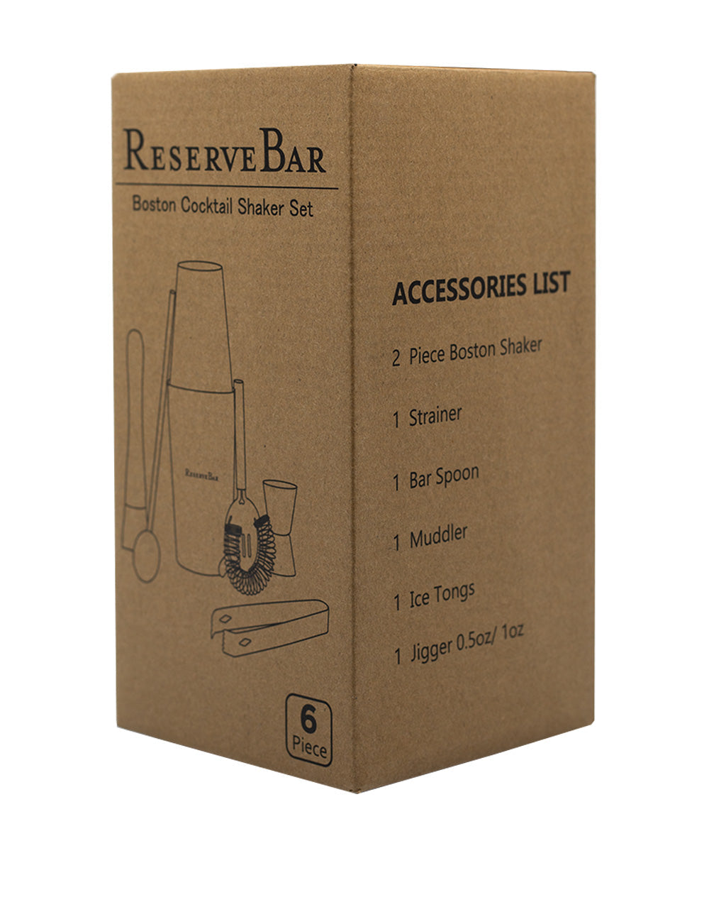 ReserveBar Premium Boston Shaker Set