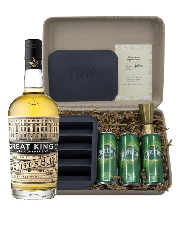 Compass Box Great King Street Artist's Blend with Perrier Kit